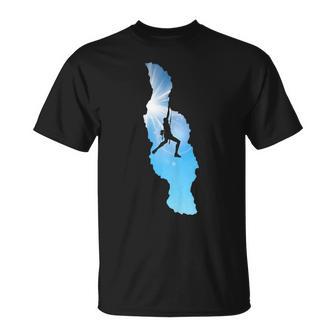 Ropa De Escalada En Roca Diseño De Escalada Para Hombres In Mangas Camiseta unisex - Regaloses
