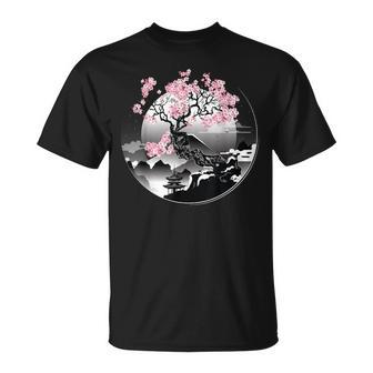 Sakura Fleurs De Cerisier Japonaises Esthétique T-Shirt - Cadeauxyz