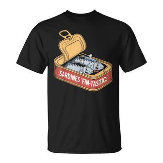 Sardines En Conserve Poisson Étamé Pour Homme Et T-Shirt - Cadeauxyz
