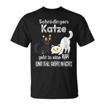 Schrödingers Katze Physiker Nerd Geschenk Physik T-Shirt - Geschenkecke