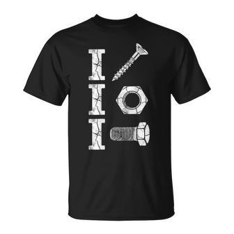 I Screw I Nut I Bolt Proud Car Auto Mechanic On Back T-Shirt | Seseable UK