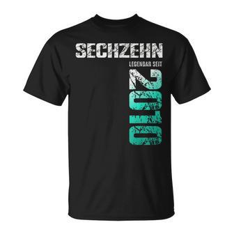 Sechzehn 16 Geburtstag Junge Legendäreit 2010 T-Shirt - Geschenkecke