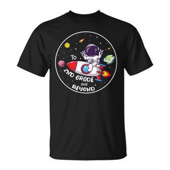 Second Grade And Beyond Astronaut 2Nd Grade Students T-Shirt - Thegiftio UK