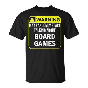 Señal De Advertencia Juegos De Mesa Camisa Jugador Juego Gear Regalo Camiseta unisex - Regaloses