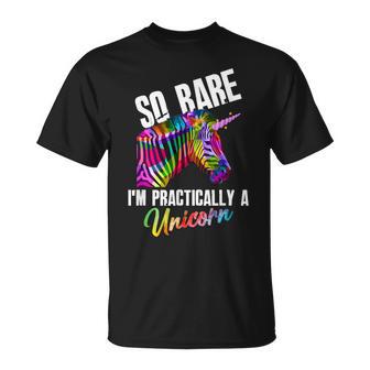 Sensibilisation Aux Maladies Rares De La Licorne Zèbre T-Shirt - Cadeauxyz