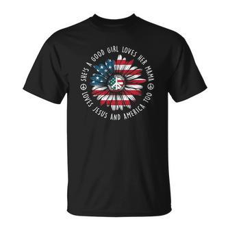 She Is A Good Girl Loves Her Mama Christmas Ideas For Mom T-Shirt | Seseable UK