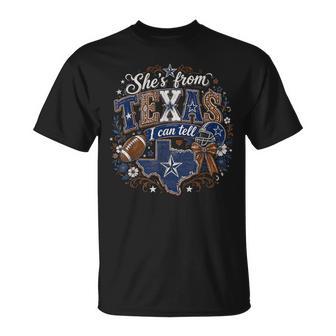 She's From Texas I Can Tell Cowboy s T-Shirt | Seseable UK