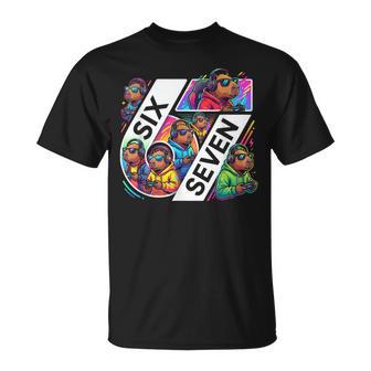 Sixeven 6-7 Capybara Pc O Consola Gamer Camiseta unisex - Regaloses