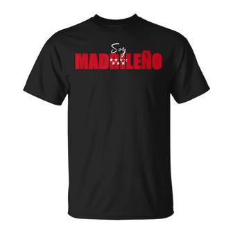 Soy Madrileño Diseño Con La Bandera De Madrid Camiseta unisex - Regaloses
