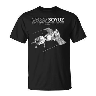 Soyuz Nave Espacialoviética Espacio Astronomía Y Ciencia Camiseta unisex - Regaloses
