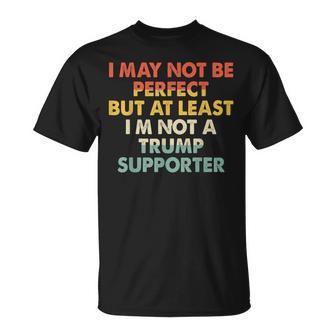Styleintage Pas Un Partisan De Trump Drôle Anti-Trump T-Shirt - Cadeauxyz