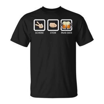 Suffchön Bierchnapsaufencheretein Paar Bier T-Shirt - Geschenkecke