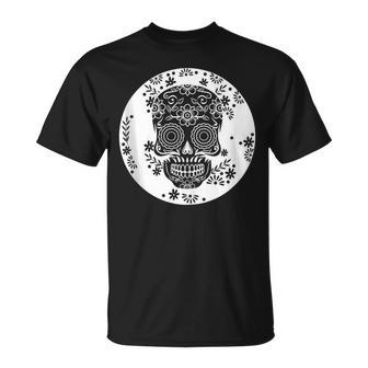 Sugarkull Calavera Día De Los Muertos Para Mexicanos In Mangas Camiseta unisex - Regaloses