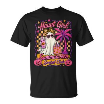 Summer Goth Haunt Girl Summerween Social Club T-Shirt - Thegiftio UK