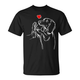 Süße Dackel Hunde Geschenke Damen Erwachsene Und Kinderchwarz Dackel- T-Shirt - Geschenkecke