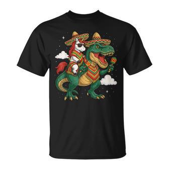 T-Rex Licorne Cinco De Mayo T-Shirt - Cadeauxyz