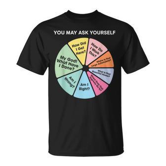 Talking Heads Once In A Lifetime You May Ask Yourself T-Shirt - Thegiftio UK