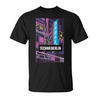Techno Berlínubsuelo Rave City Idea De Regalo Camiseta unisex - Regaloses