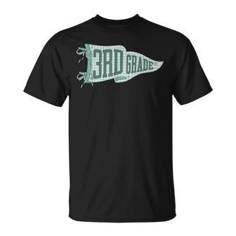 Third Grade Back To School Pennant Flag 3Rd Grade Teacher T-Shirt - Thegiftio UK