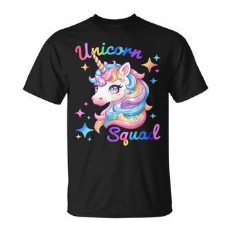 Unicorn Squad Rainbow Magical Fantasy T-Shirt | Seseable UK