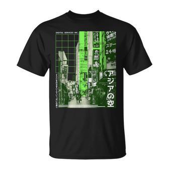 Vaporwave Aesthetic Japantyle Kanji 80S 90S Asian Tokyo Maglietta - Novitaregali