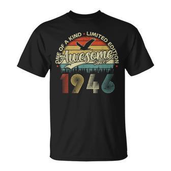 Vintage 1946 Humour Cadeau 80 Ans Anniversaire Hommes S T-Shirt - Cadeauxyz