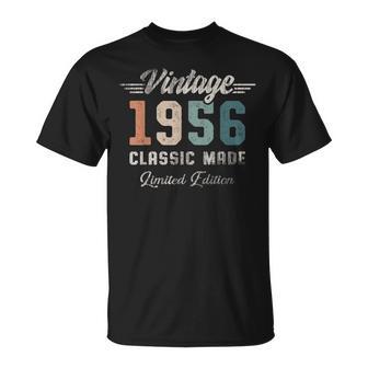 Vintage 1956 70 Cumpleaños Coche Clásico Camiseta unisex - Regaloses