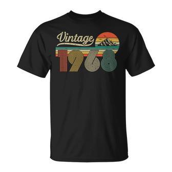 Vintage 1968 Anniversaire 58 Ans Pour Hommes S T-Shirt - Cadeauxyz