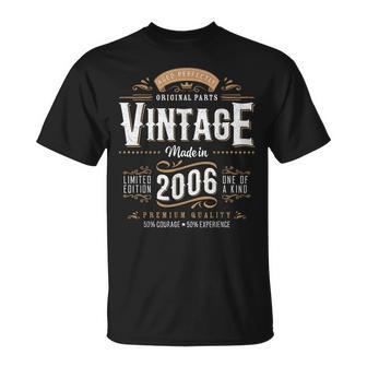 Vintage 2006 Label 20Th Birthday 20 Year Old T-Shirt - Thegiftio UK