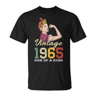 Vintage 59 Años 1965 Único 59 Cumpleaños Es Camiseta unisex - Regaloses