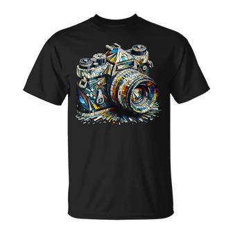 Vintage Appareil Photo Photographe Photographie T-Shirt - Cadeauxyz