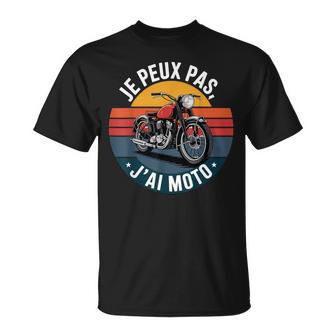 Vintage Je Peux Pas J'ai Moto T-Shirt - Cadeauxyz