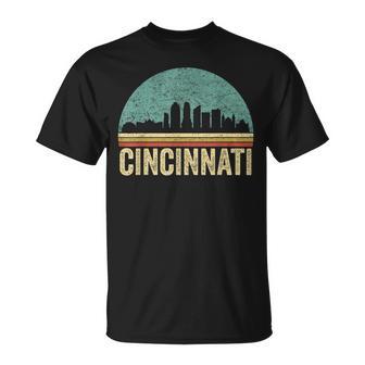 Vintage Retro Cincinnatiouvenirkyline Cincinnati T-Shirt - Geschenkecke