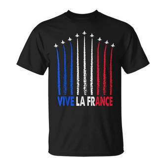 Vive La France De Fiesta Con Bandera Para El Día De La Bastilla Camiseta unisex - Regaloses