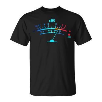 Vu Meterintage Audio Engineer Recording T-Shirt - Cadeauxyz
