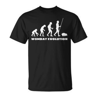 Wombat Evolución Australia Animales Australianos Camiseta unisex - Regaloses