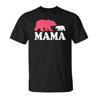 Womens Mama Bear Christmas Ideas For Mom T-Shirt | Seseable UK