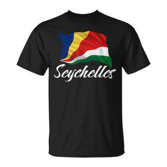 セイシェル 国旗 セイシェル アフリカ 愛国心 男性 女性 キッズ Tシャツ - Kawaiitshirt