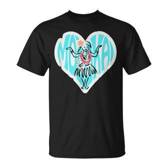 ハワイ アロハ フラダンス フラガール 黒 かわいい ハート フラ レッスン ハワイアン 南国 花 人気 トロピカル Tシャツ - Kawaiitshirt