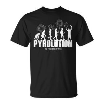 パイロリューション パイロ 花火 花火師 Tシャツ - Kawaiitshirt