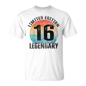 16° Compleannointage Legendary Bday Limited Edition Maglietta - Novitaregali