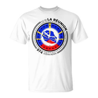 974 Ile De La Réunion Circle C26 T-Shirt - Cadeauxyz