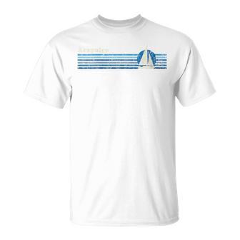 Acapulco Intage Années 80 Motifoilier Coucher Deoleil T-Shirt - Cadeauxyz