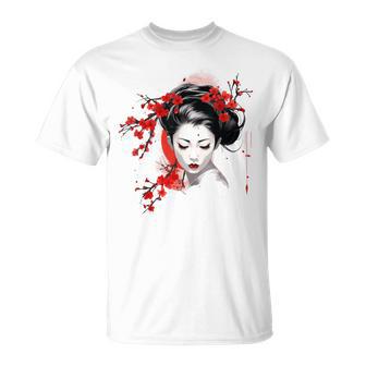 Anime Flores Arte Es Abstracto Humano Gráfico Anime Camiseta unisex - Regaloses