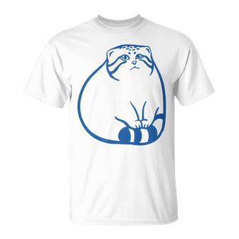 Arte Estilizado De Un Lindo Chonker Patas De Gato De Pallas En La Cola Camiseta unisex - Regaloses