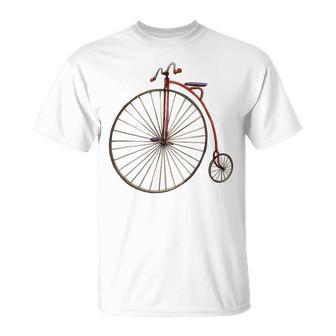 Bicicletaintage Camisa Retro Arte Antiguo Impresión Historia Ciclo Camiseta unisex - Regaloses