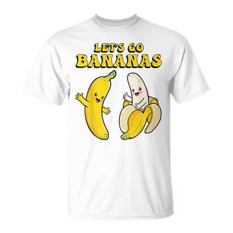 Chemise Amusante Let's Go Bananas Mignonne Pour Enfants Et Jeunes Filles T-Shirt - Cadeauxyz
