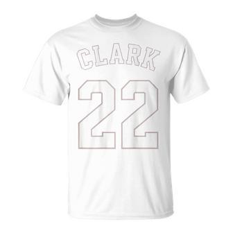 Clark Number 22 Jersey En La Espalda Camiseta unisex - Regaloses