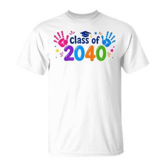 Class Of 2040 Grow With Me Pre-K 12Th Grade 2040 Graduation T-Shirt | Seseable UK