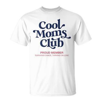 Cool Moms Clubarcastic Madreintage Mamá Divertido Mamá In Mangas Camiseta unisex - Regaloses